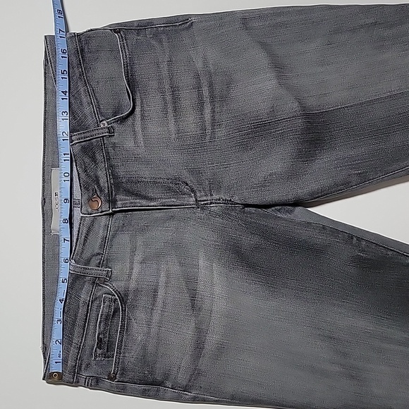 Joe's Skinny Chelsea Jeans Denim Mid Rise Cropped Ludwig Gray Faded Stretch 31 - Picture 11 of 15